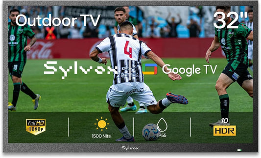 Smart TV, 32 Zoll, Fernseher, Outdoor, IP65, 1500 Nits Full Sun Readable, IP55 wasserdichte