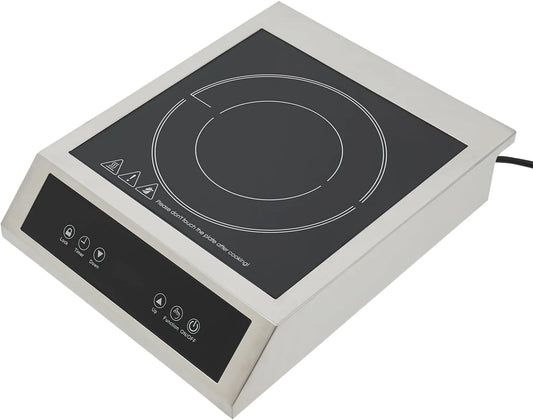 Induktionskochfeld 3-Stunden-Timer, 3500 W, 220 V, Induktionsplatte, Camping, Kochfeld 3500W Gewerbliches Induktionskochfeld 220V Induktionskochfeld