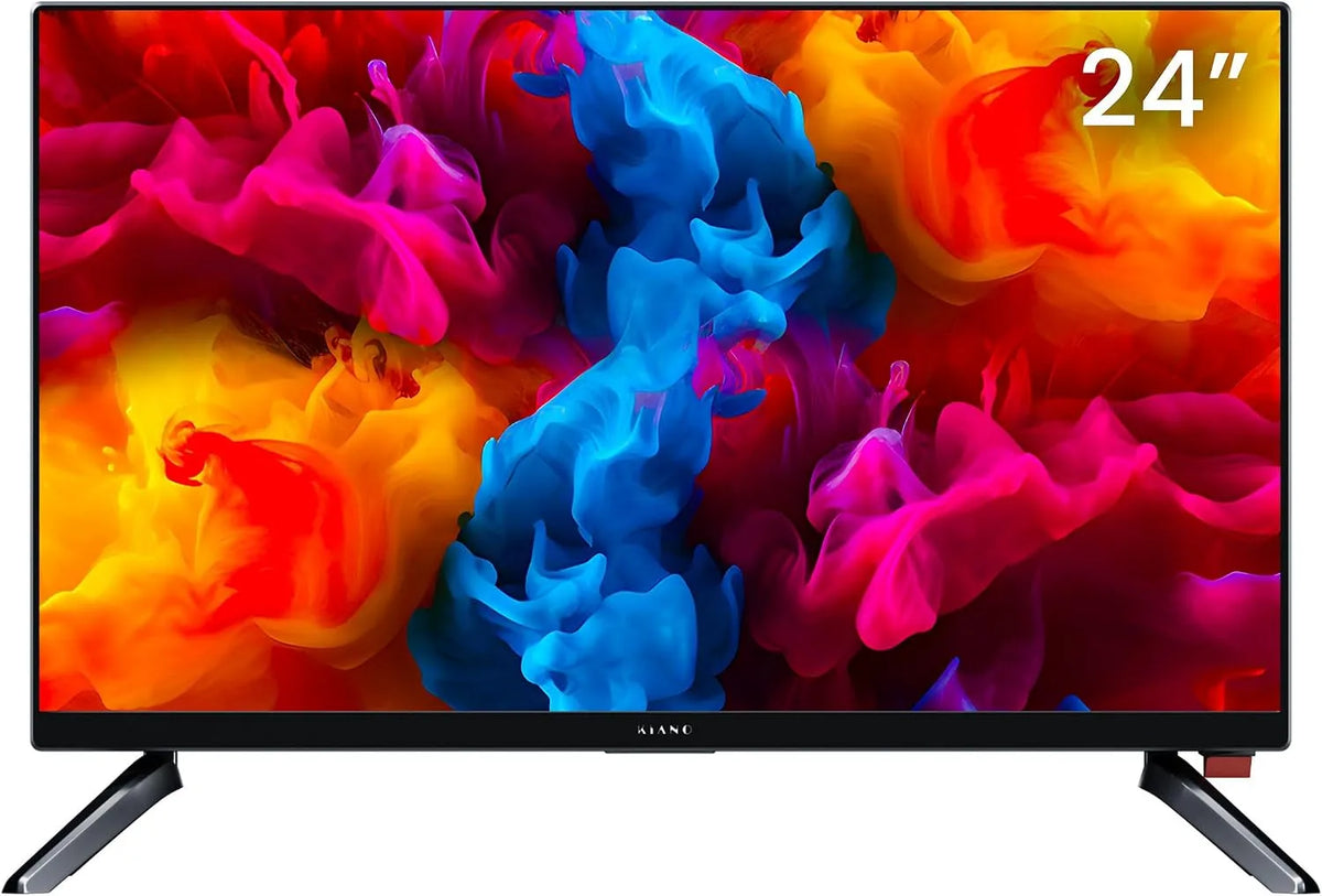 Smart TV, 24 Zoll, Fernseher, schmal, Kiano Slim TV 24 Zoll TRAVEL