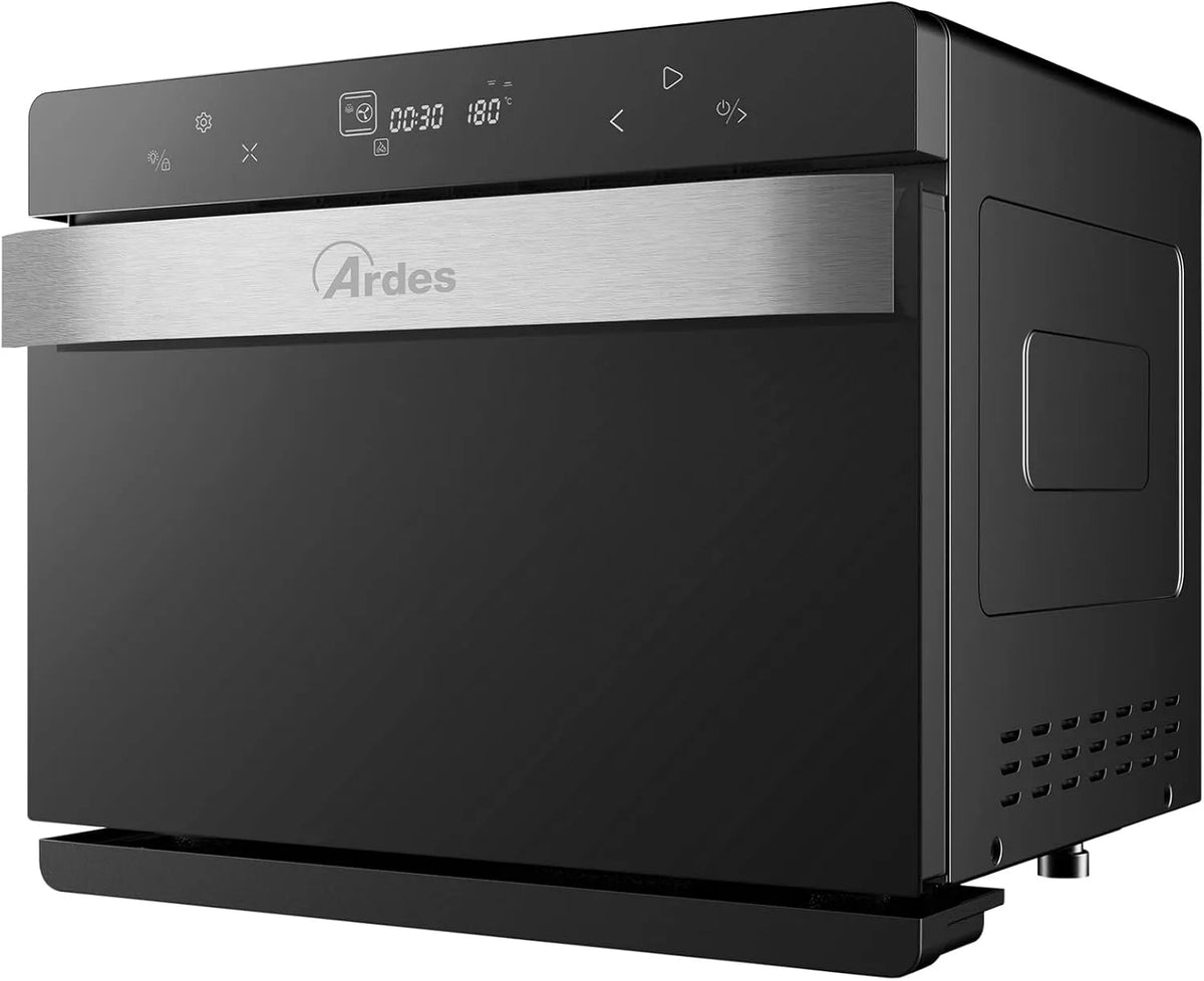 Backofen AR6440VD, 31 L, Timer, Schwarz, ARDES, ARDES - Elektrischer Umluft-Kleinbackofen 31 Liter Fassungsvermögen mit Innenbeleuchtung 9