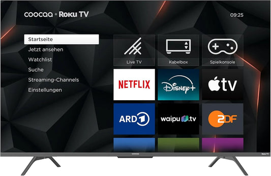 Smart TV, 50 Zoll, Fernseher, coocaa 50CRUG50Z, 4K UHD, LCD-Display