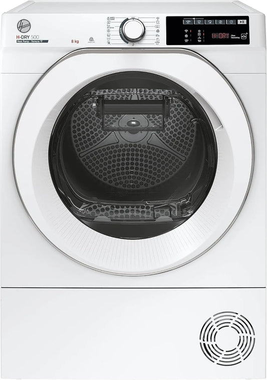 Hoover H8A2TCExS-S Wäschetrockner, 8 kg, WLAN, Bluetooth, Schuhgestell, Hoover H-DRY 500 NDE H8A2TCExS-S Wärmepumpentrockner I 8 kg I WiFi + Bluetooth