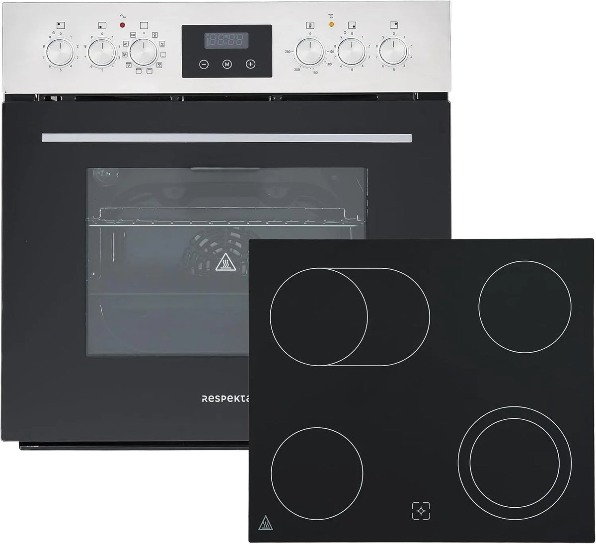 Respekta HS3001-19 Glaskeramikkochfeld, 67 L, Energieklasse A, Einbau, 9 Leistungsstufen