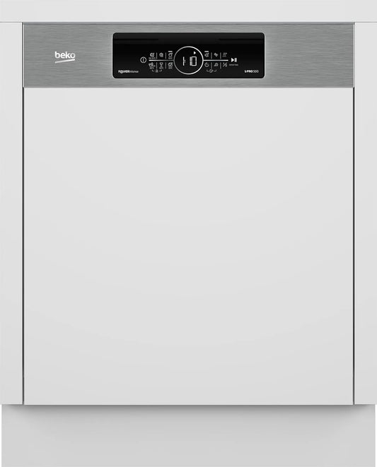 Beko BDSN36550xP Geschirrspüler, 60 cm, 6 Programme, Einbau, Weiß, für 15 Maßgedecke, 3 Spülebenen, 6 Zusatzfunktionen, PowerIntense, SilentWash