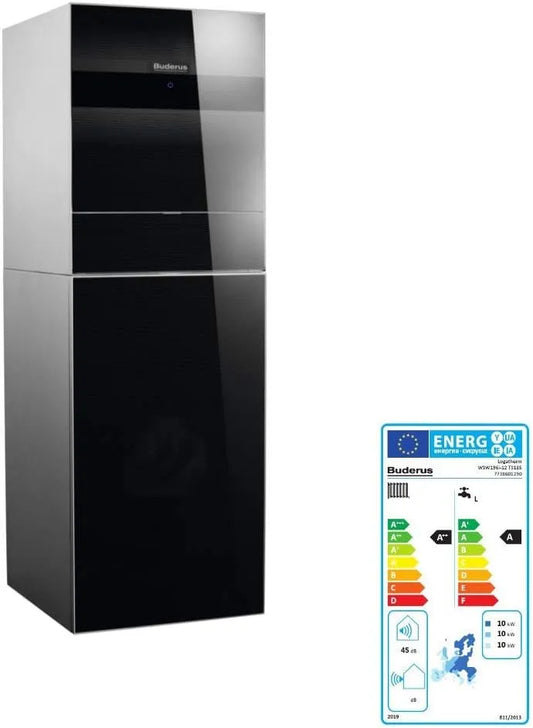 Modell WSW196i-12 TS185, Buderus Sole Wasser Wärmepumpe WSW196i-12 TS185 Erdwärmepumpe Warmwasserspeicher Solarwärmetauscher