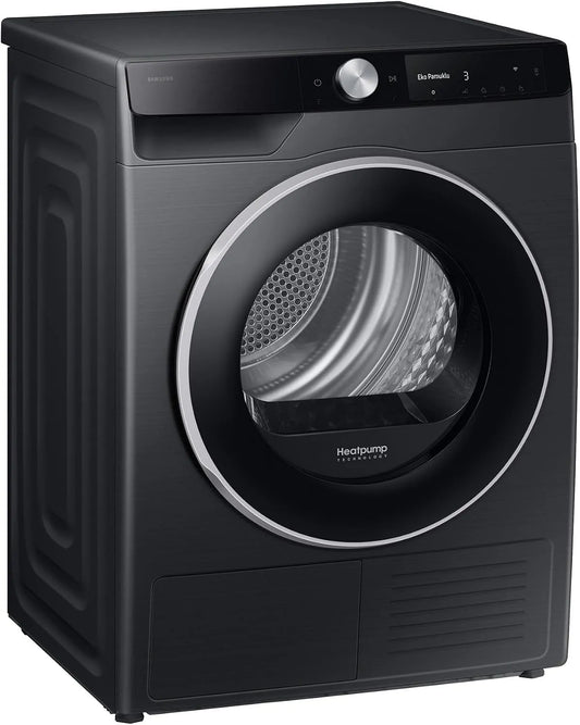 Samsung DV90DG6845LBU2 DV6400D Wäschetrockner, 9 kg, Hygiene, SmartThings, Schwarz, AI Dry+ & Control, SuperSpeed, EEK: A