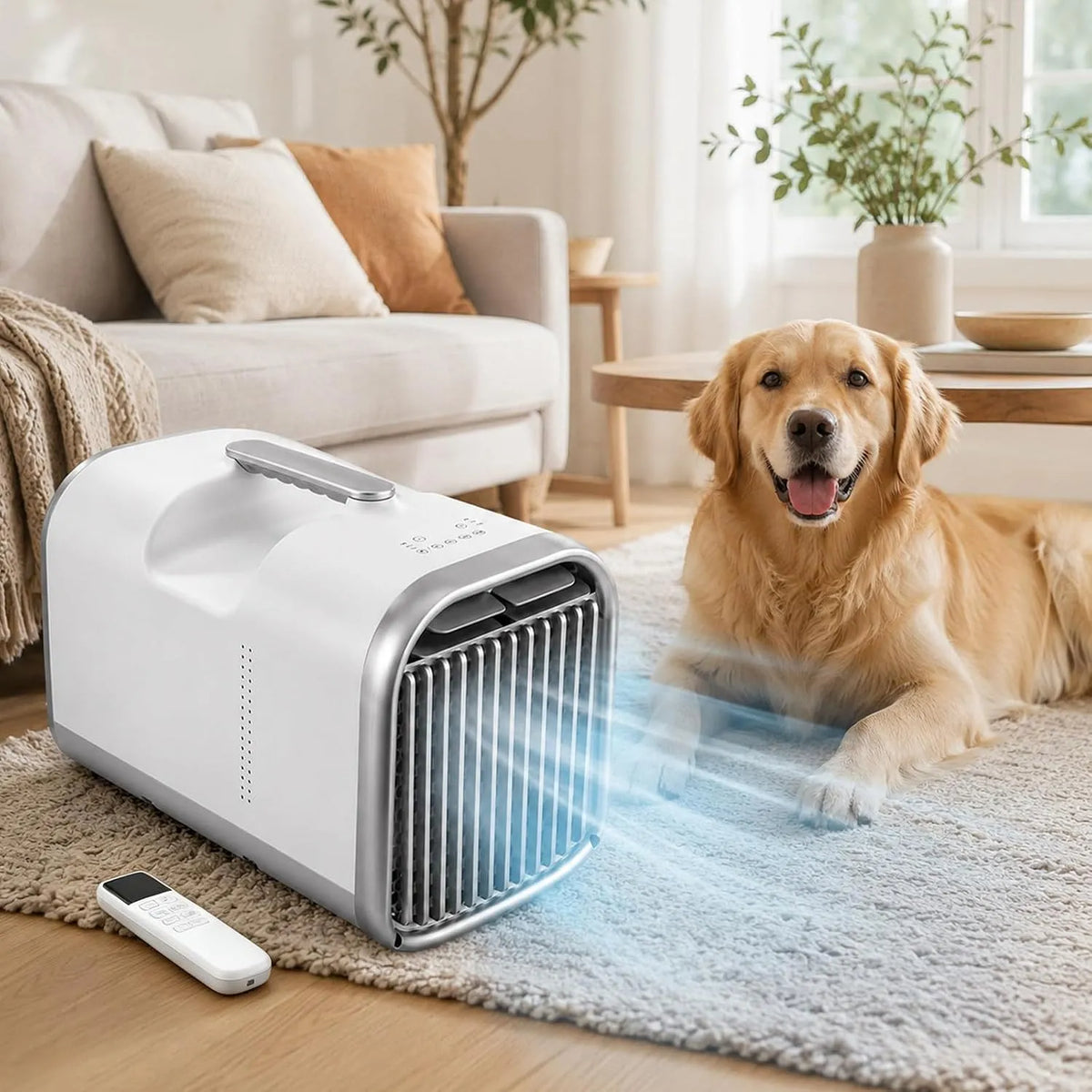 Klimaanlage 1-12h, 220 V, Timer, Wohnmobil Klimaanlage 5100 BTU, 220 V Mobiles Klimagerät