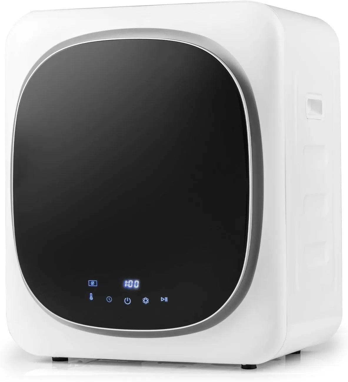 Wäschetrockner RELAx4LIFE, 800 W, 4 kg, Touch-Bedienung, Timer, 4K UHD, Mini Trockner mit LED-Touchscreen, Ablufttrockner mit Desinfektion, 4kg