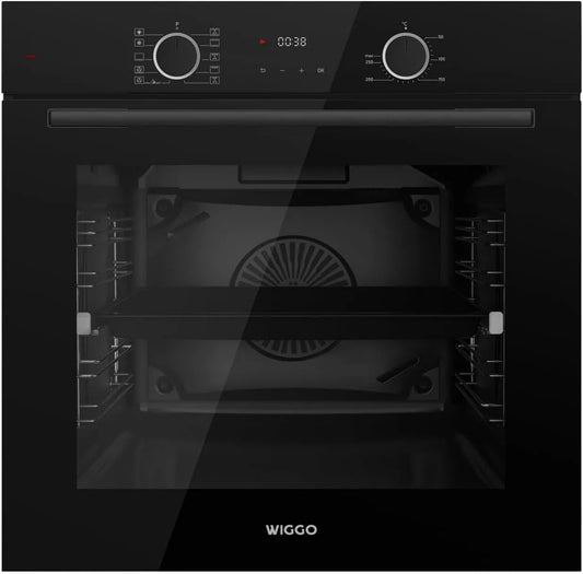 Backofen, 60cm, 73 L, Energieklasse A, Einbau, Dampf, Schwarz, 10 Funktionen, 5 Jahre Garantie, Test SEHR GUT, Note 1, Soft-Close, Klasse A