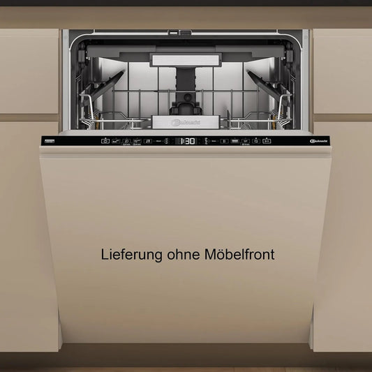 Bauknecht B7I HT58 Geschirrspüler, 60 CM, vollintegriert, Natural Dry-Automatische Türoffnung-Bessere Trocknung, 15 Maßgedecke, PowerClean