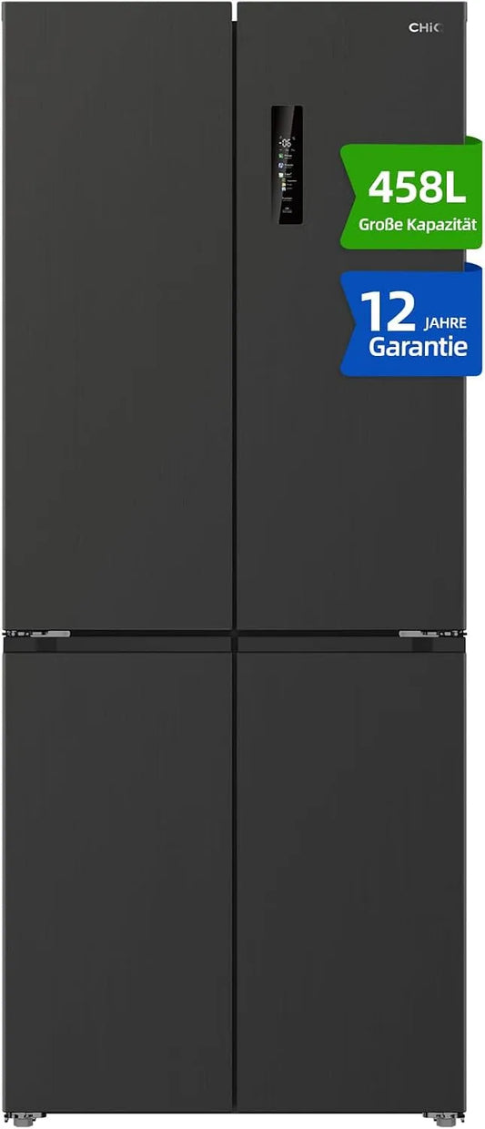 Kühlschrank, 458 L, CHiQ, No Frost, 458L JustFit, MultiAirflow-System, CHiQ Cross Door Kühlschrank
