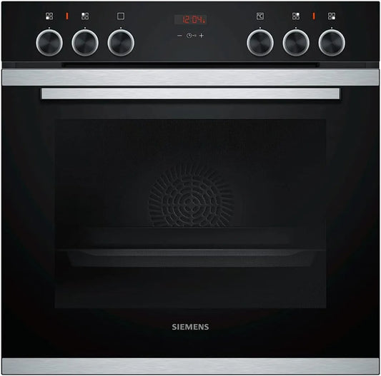 Siemens HE213ABS0 Backofen, 59.4 cm, Einbau, Edelstahl, Klapptür, Elektro