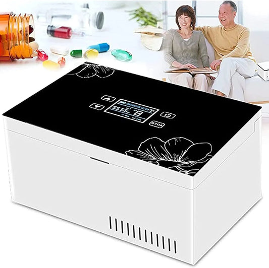 Mobiler Medikamentenkühler 3Battery, Touch-Bedienung, Thermostat, Medikamenten- und Insulintransport, InLiMa GYJ Medizin Cooler Reefer Container
