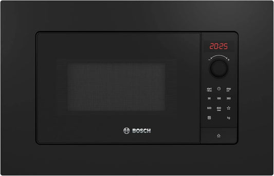 Bosch Serie 2 BFL623MB4 Mikrowelle, 38 x 60 cm, 20 L, 800 W, 7 Programme, Einbau, Mikrowellenofen, LED-Display, hydrolytische Reinigung, 800W