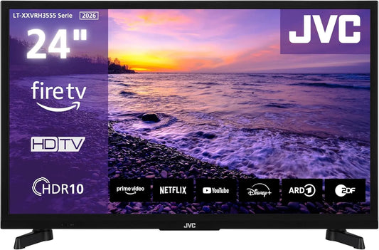 JVC LT-24VRH3555 Smart TV, 24 Zoll, Fernseher, JVC LT-24VRH3555 Fernseher 24 Zoll Fire TV mit HD-Ready Auflösung Smart TV