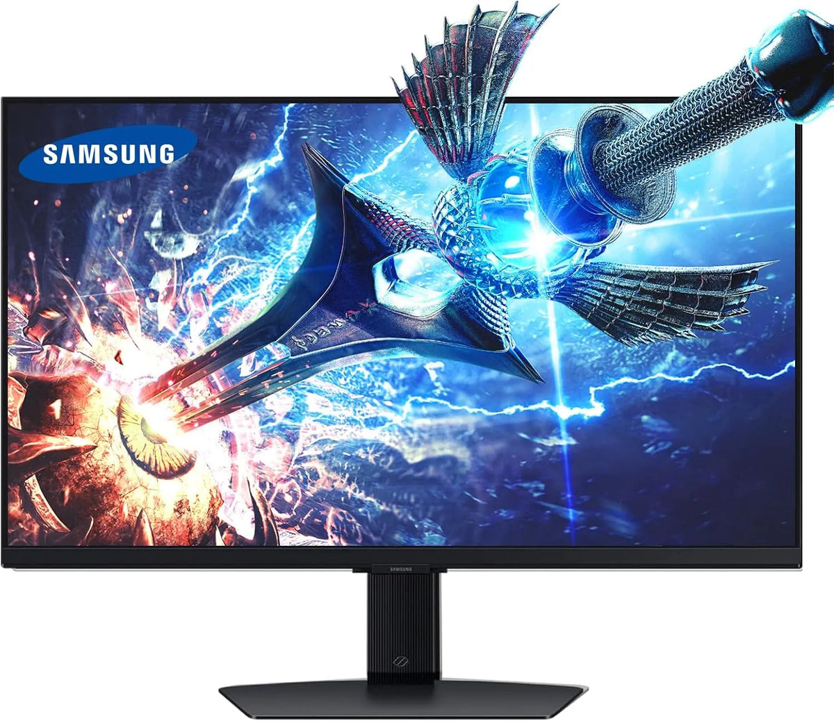 Samsung HDR400-Farben Monitor, 27 Zoll, 1 ms, 144 Hz, Gaming-Ausstattung, 4K UHD, IPS-Panel, PC-Bildschirm, verstellbarer Ständer, schnelles IPS